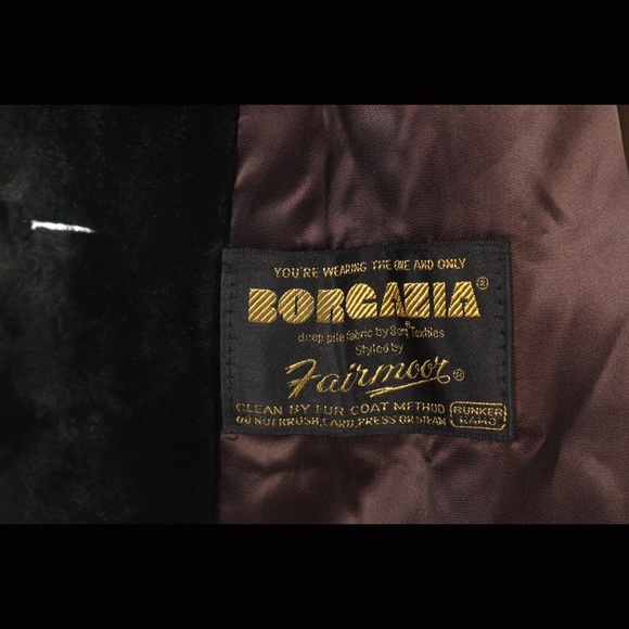 Borgazia Faux Fur Doble Breasted Jacket, Vintage - Picture 8 of 8